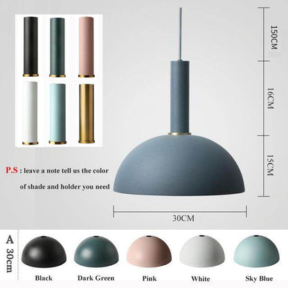 Modren Simple Pendant Lights DIY Nordic E27 Hanging Pendant Lamps Restaurant Bar Living Room Bedside Lighting Fixtures Luminaire