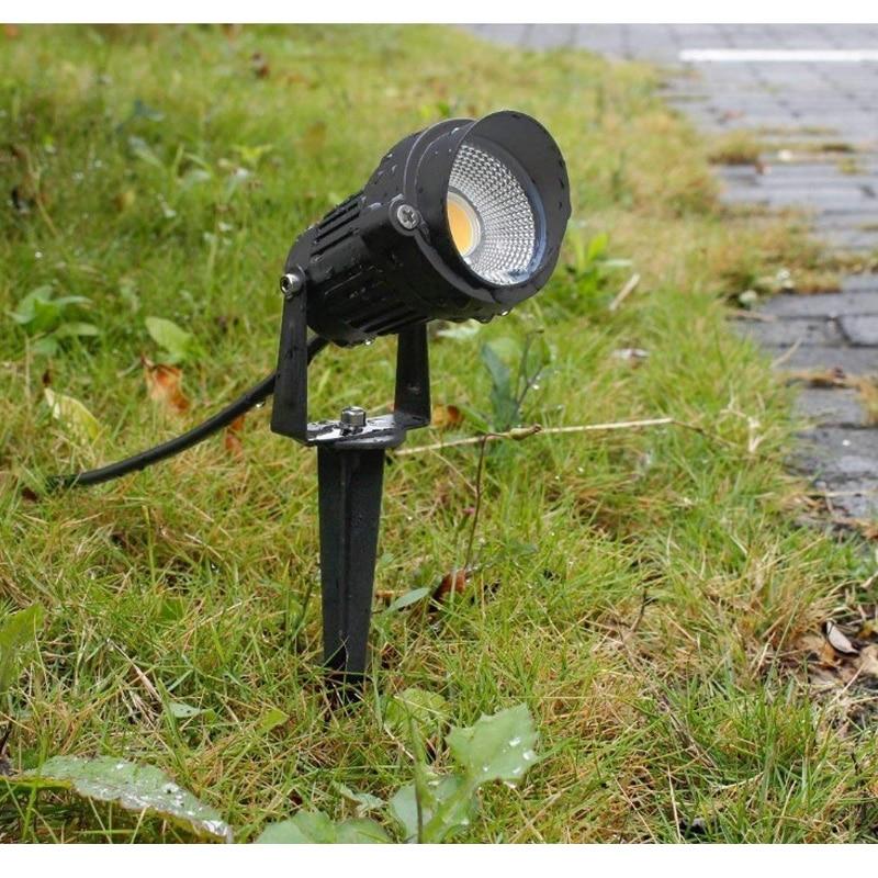 LED COB Garden lighting 3W 5W 10W Outdoor Spike Lawn Lamp Waterproof Lighting Led Light Garden Path Spotlights