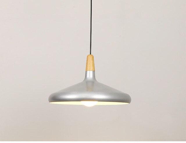 Creative restaurant living room solid wood chandelier dining table bedroom bedside aisle balcony Nordic simple aluminum chandeli