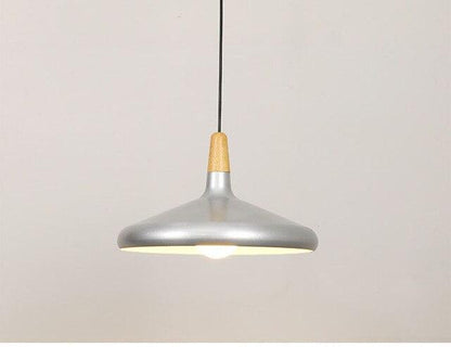 Creative restaurant living room solid wood chandelier dining table bedroom bedside aisle balcony Nordic simple aluminum chandeli