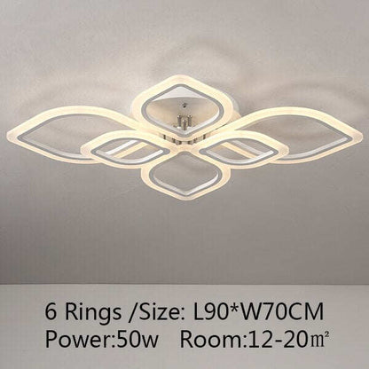 Modern Ceiling Lights LED Lamp For Living Room Bedroom Study Room White  Color Surface Mounted Ceiling Lamp Deco