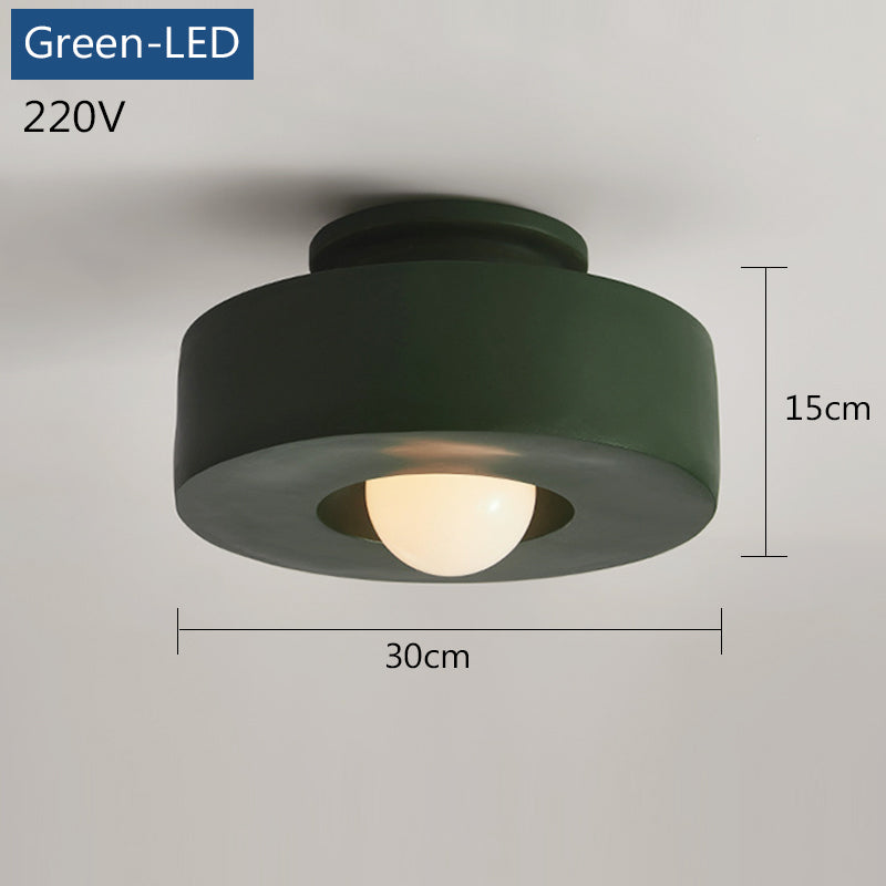30CM Simple Ceiling Lamp Modern LED Resin Ceiling Light Porch Corridor Study Round Indoor bedroom ceiling Lighting