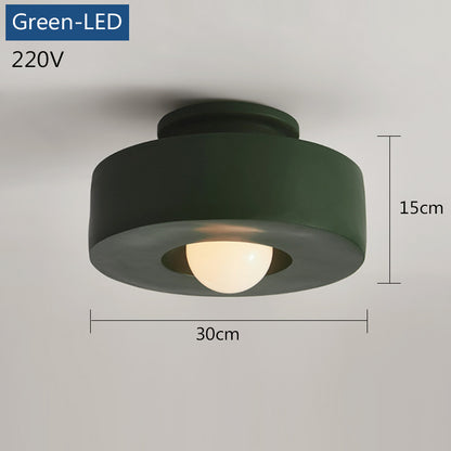 30CM Simple Ceiling Lamp Modern LED Resin Ceiling Light Porch Corridor Study Round Indoor bedroom ceiling Lighting