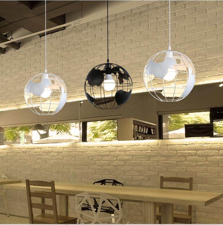 modern cage pendant light iron minimalist retro Scandinavian loft pyramid pendant lamp metal Hanging Lamp E27 Indoor DD01