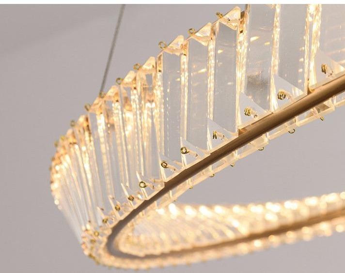 Creative Chandelier Simple American Crystal Living Room Lamp