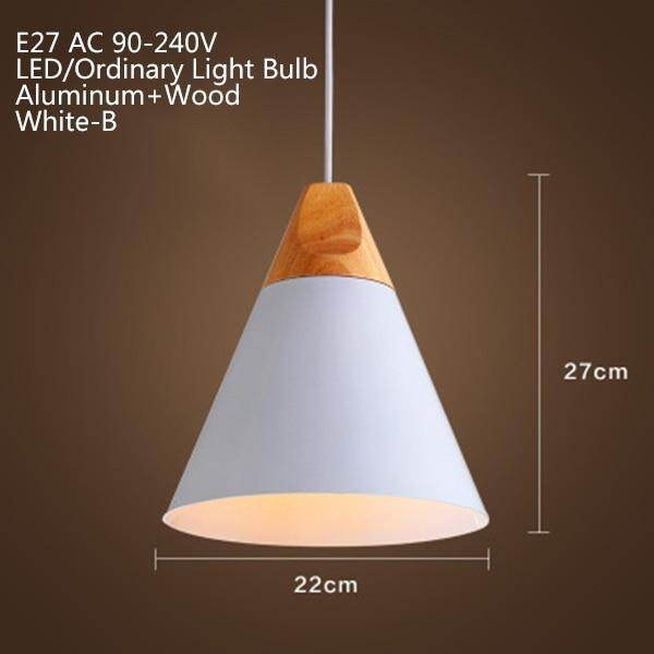 Nordic Modern Macaron Combination Wooden Pendant Lamp Loft Restaurant Cafe Decoration Pendant Light Bedroom Bedside Hanging Lamp