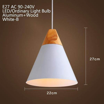 Nordic Modern Macaron Combination Wooden Pendant Lamp Loft Restaurant Cafe Decoration Pendant Light Bedroom Bedside Hanging Lamp