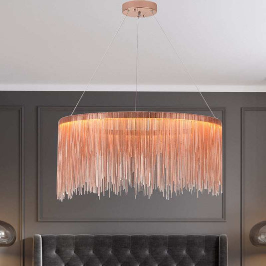 LED Pendant Lights For Living Room Dining Room Light Chrome Golden Body Pendant Lamp Hanging Ceiling Luminaire Home Lamp