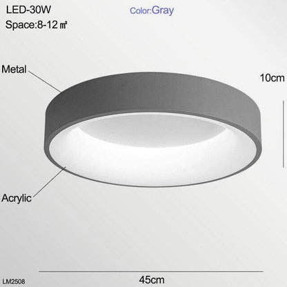 LED Ceiling Light Bedroom Modern Panel Lamp Lighting Fixture Living Room Ceiling Lamp Kitchen Surface Mount Flush Remote Control