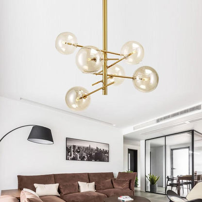 Europe Modern Creative Glass Pendant Light magic beans Glass Bubbles Study Livingroom Restaurant Cafe Decoration Lamp