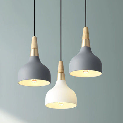 Nordic chandelier restaurant new creative single disc lamp modern minimalist macaroon art bar bedside chandelier