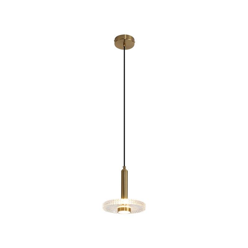 Post Modern Single Head Chandelier American Style Three Head Dining Room Chandelier Acrylic Led Bedside Lamp