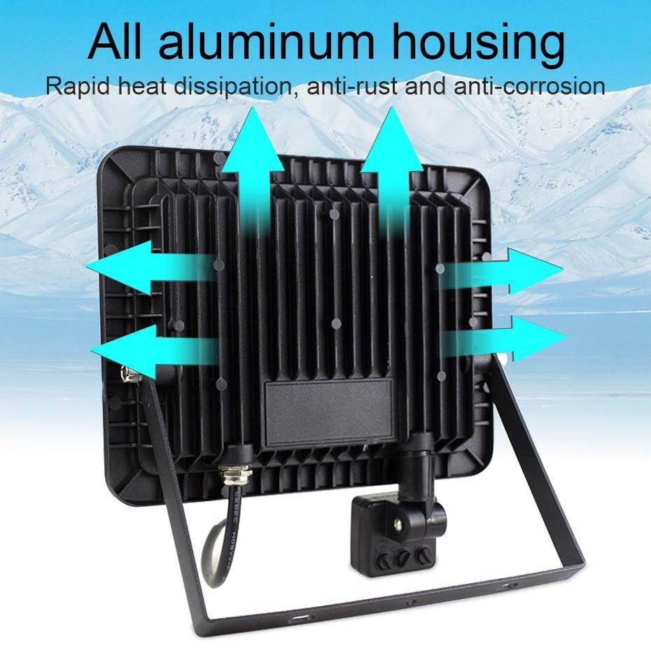 50W LED Flood Light With Motion Sensor Waterproof 20W PIR Floodlight Projector Lamp Outdoor Spotlight for Garden Street