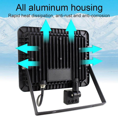 50W LED Flood Light With Motion Sensor Waterproof 20W PIR Floodlight Projector Lamp Outdoor Spotlight for Garden Street