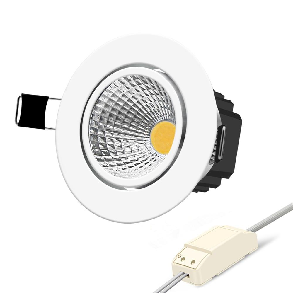 1 Super Bright Recessed LED Dimmable Downlight COB 6W 9W 12W 15W LED Spot light LED decoration Ceiling Lamp