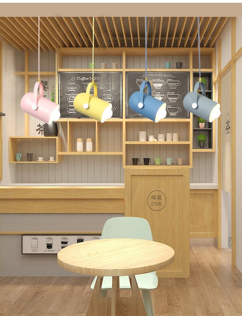 Nordic Minimalism Droplight Angle Adjustable E27 Small Pendant Lights