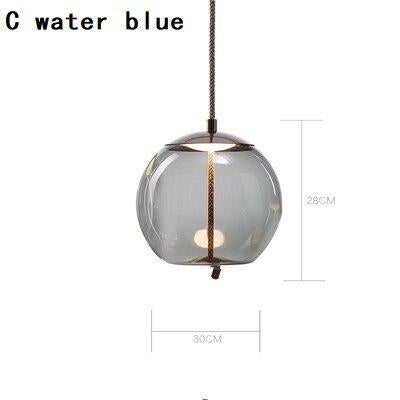 Modern Glass Scandinavian Pendant Lights Nordic Hanglamp Hemp Rope Industrial lamp For LOFT Deco Maison