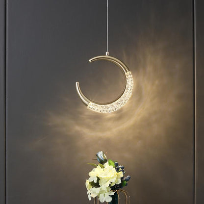 Bedside Chandelier Bedroom Warm Long-line Single-headed Small Chandelier