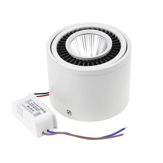 Angle Adjustable Dimmable Surface Mounted Downlight Ceiling Lamp 5W 7W 9W 15W LED COB Spot Light AC Ceiling Light