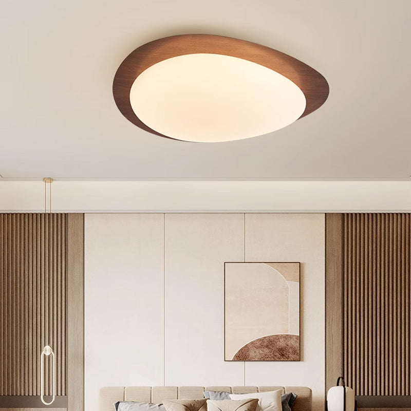 Bedroom Light Nordic Original Wood Grain Color Ceiling Light Modern Creative LED Lighting