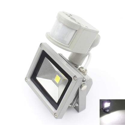 PIR 10W LED floodlight Ivanowa 12V 24V input spotlight waterproof Solar system garage security Motion Sensor Time adjustable