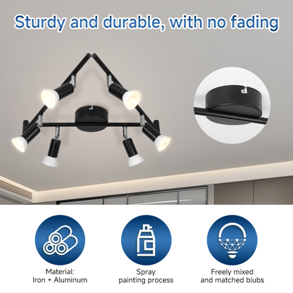 GU10 Modern Led Light Ceiling Lamp Led Ceiling Spotlights Living Room Light Fixture Indoor