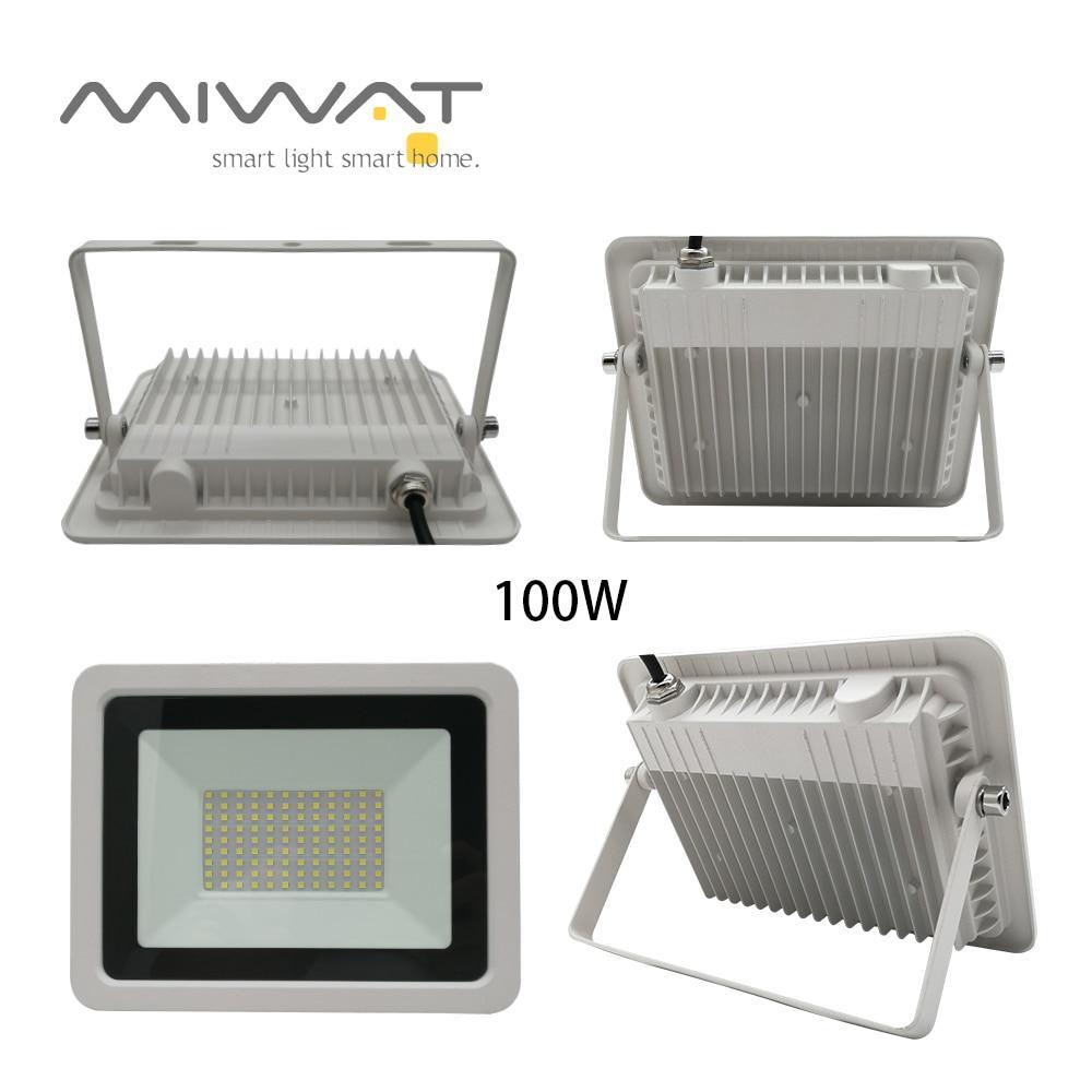 10W 20W 30W 50W 100W LED Flood Light White Floodlight Street Light  Waterproof IP68 Outdoor Garden Lighting Spotlight