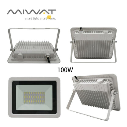 10W 20W 30W 50W 100W LED Flood Light White Floodlight Street Light  Waterproof IP68 Outdoor Garden Lighting Spotlight