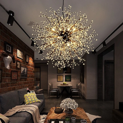Dandelion Fireworks Modern Pendant Ceiling Lamps Loft For The Kitchen Led Pendant Lights Hanglamp Hanging Light Fixture