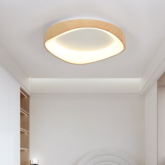 LED Ceiling Lamp Bedroom Corridor Modern Wood Ceiling Lights Living Room Decorative Light Fixture