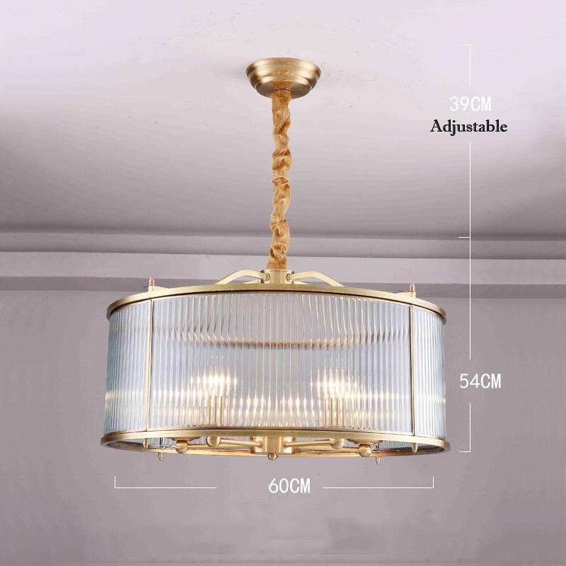 Fashion American Luxury Restaurant Bedroom Copper Chandelier