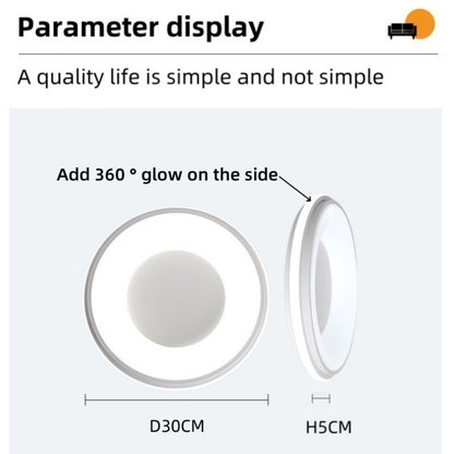 Macaron LED Ceiling Light Modern Simple Circular Remote Dimming Light Interior Decor Light