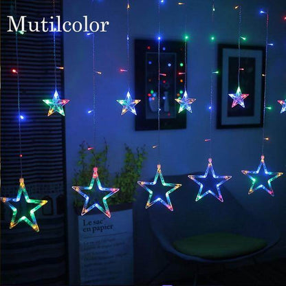 Christmas lights indoor/outdoor fairy lights Moon Star Lamp LED String Decoration for home Party Holiday lighting