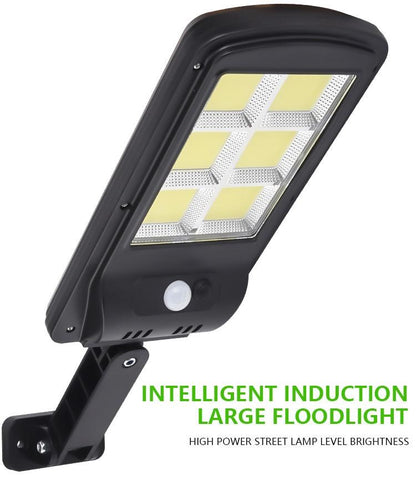 300W Remote Control Upgraded COB Solar Light PIR Motion Sensor IP65 Outdoor Solar Wall Street Light Waterproof Lamp