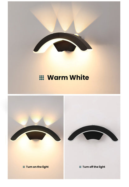 Outdoor Wall Light Waterproof IP66 Outdoor Lighting Porch Sconce Balcony Garden Outside Wall Lamp Vestibule