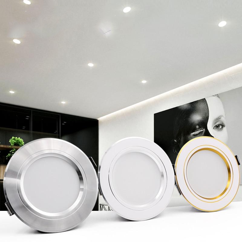 LED Downlight Ceiling Warm white/Cold white 5W 9W 12W 15W 18W led Ceiling lamp AC New type Downlight