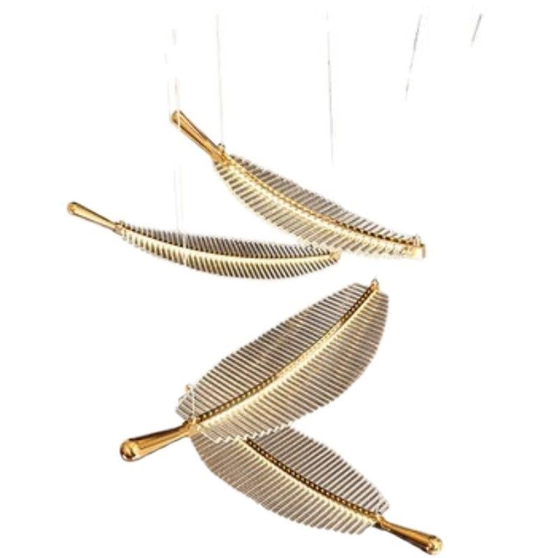 Modern Art Decorative Feather Chandelier Villa Hotel Non-standard Large Art Pendant Chandelier