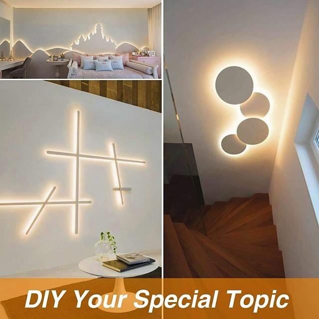 10M(2x5M) Waterproof Flexible LED Strip Lights RGB Tiktok Lights 2835 600LEDs 8mm 44Keys IR Remote Controller