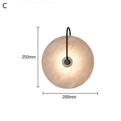 Nordic Dolomite Wall Lamp Bedroom Bedside Lamp Light Luxury Modern Creative Designer Living Room Long Copper Wall Lamp