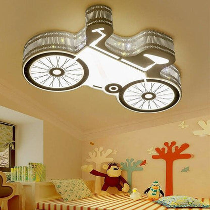 Modern Ceiling Light With Remote Control And Bluetooth Speaker For Kids Room Light
