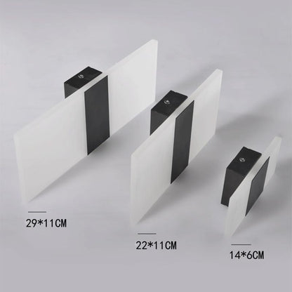 Mini 3/6/12W Led Acrylic Wall Lamp Long warm white Bedding Room Living Room Indoor wall lamp ZBD0028