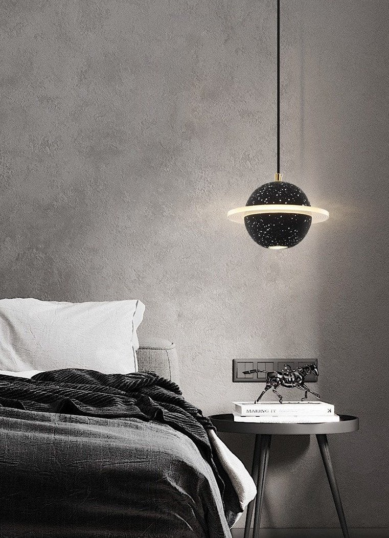 Planet Chandelier Creative Personality Restaurant Bar Simple Bedside Lamp