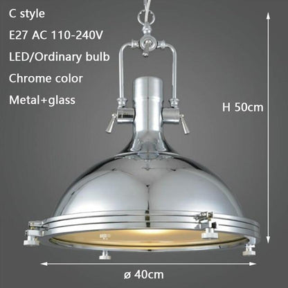 3 Style Loft Retro Industrial Hanging Hardware Metals Pendant Lamp Vintage E27 LED Lights For Kitchen Bar Coffee Light Fixtures