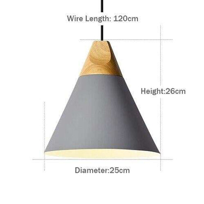 LED Pendant Lights Aluminum Wood Pendant Lamps E27 Modern Hang Lamp Kitchen Restaurant Bar bedroom living room light fixtures