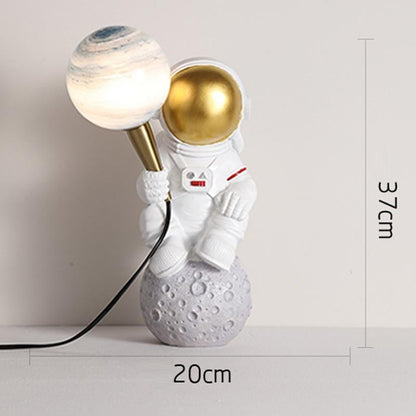 Astronaut Table Lamp Creative Small Night Lamp Moon Decorated Astronaut Wall Lamp