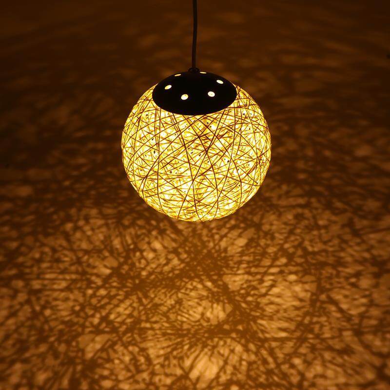 Projection Lamp Romantic Star Night Light Rattan Ball Table Lamp USB Charging Sepak Takraw Light For Home Bedroom Decor