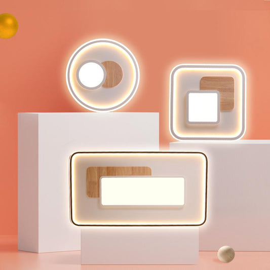 Led Nordic Fashion Creative Round Ceiling Lamp Ultra Thin