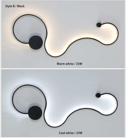 Novelty Surface Mounted Modern Led Ceiling Lights For Living Room Bedroom Fixture Indoor Home Decorative LED Ceiling Lamp