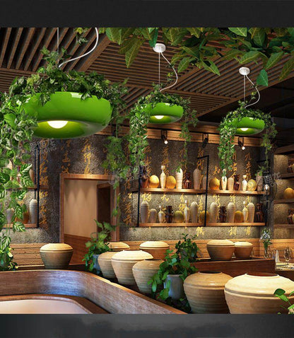 Nordic Plant Pendant Lights DIY Sky garden Led Lamp Flower Pot Hanging Lamp Dining Room Restaurant Lighting Fixtures Home Decor
