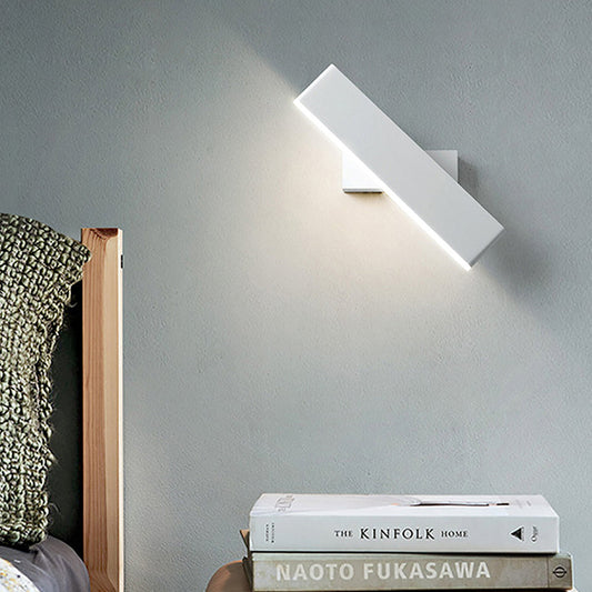 Wooden modern led wall lights bedside wall lamp wall sconce black bedroom Nordic steering head for living room ZBD0027